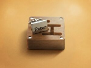 Personalised Cufflinks — photo 2 by Vesta Custom Creations
