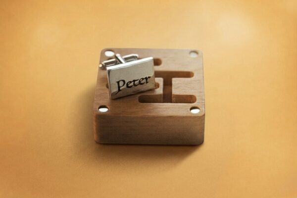 Personalised Cufflinks — photo 2 by Vesta Custom Creations