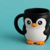 3D printed ice cream pint holder character design by Vesta