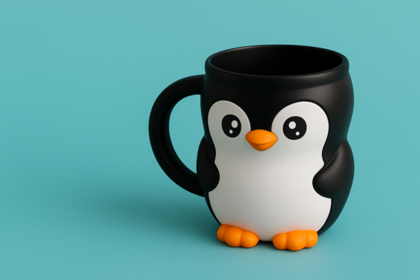 3D printed ice cream pint holder character design by Vesta