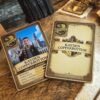 Custom personalised trading cards gift set by Vesta