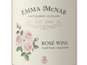 Custom personalised wine and bottle label by Vesta