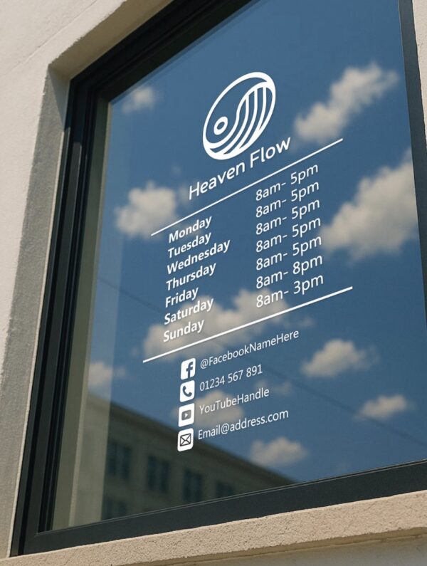 Custom UV Window Decal (Large) — photo 2 by Vesta Custom Creations
