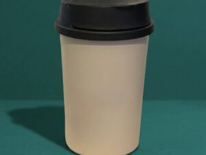 Branded reusable coffee cup with custom logo by Vesta
