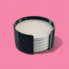 UV printed ceramic coasters with holder by Vesta