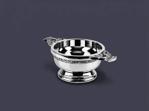 Personalised engraved Scottish quaich wedding gift
