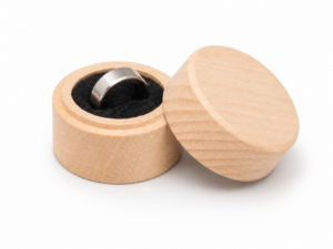 Laser Engraved Ring Box by Vesta Custom Creations