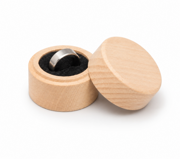 Laser Engraved Ring Box by Vesta Custom Creations